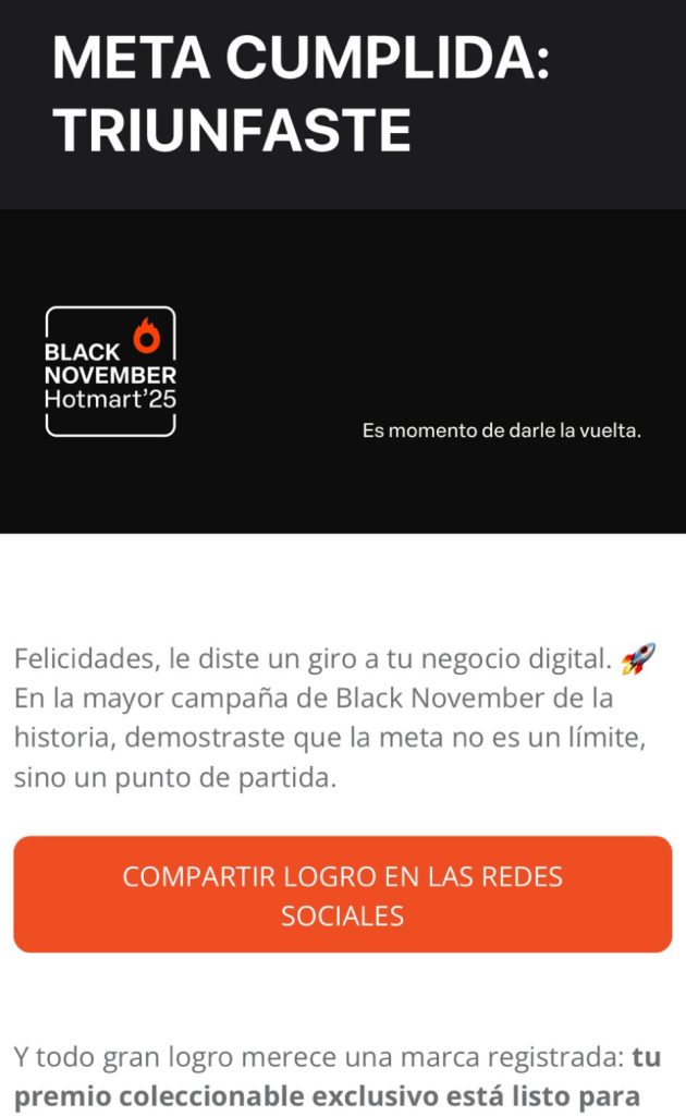 Resultado personal de Erika como afiliada durante el Black Friday 2025, superando los 3.000 euros en comisiones gracias a Meta Ads y contenido orgánico