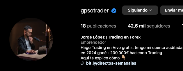 el curso de jorge lopez de trading es una estafa