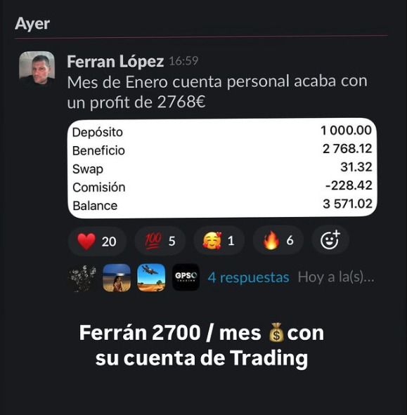 Opiniones en Trustpilot sobre Psicotrading Academy