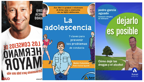 Pedro García Aguado libros abordan temas como la superación de adicciones, el manejo de conflictos familiares 