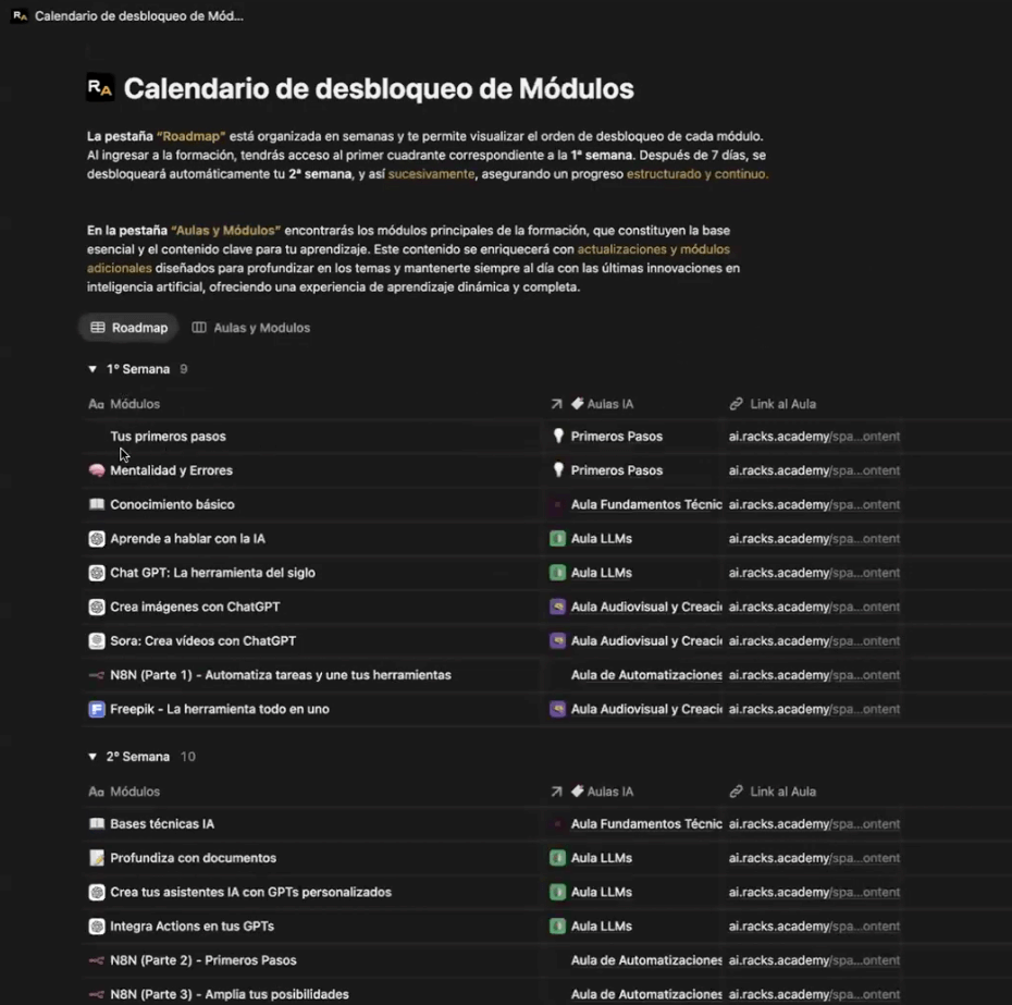 opiniones Racks Academy Automatización de IA